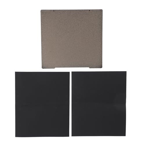 254 X 241 Mm 3D-Drucker-PET-PEI-Bauplatte für Prusa I3 MK52 MK3 MK3s MK3s Plus MK4, Doppelseitig – Strukturiertes, Mattiertes PET-PEI-Stahlblech für 3D-Drucker von Jectse