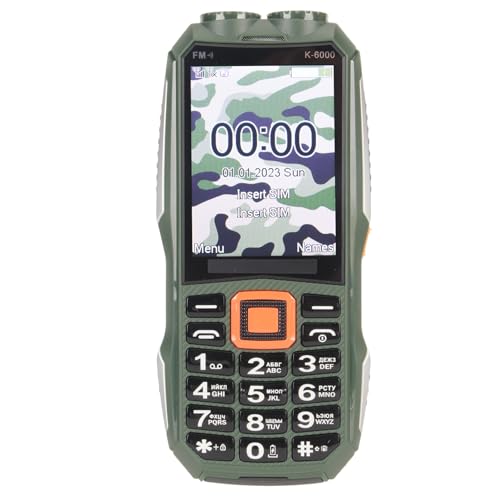2G-Handy, Dumbphone 2,8-Zoll-HD-Bildschirm 100-240 V Dual-SIM-Zinklegierung für den Außenbereich (EU-Stecker) von Jectse