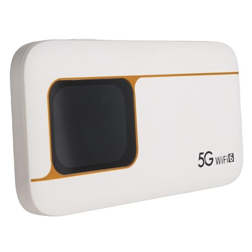 5G Mobile Hotspot, 2,77 Gbit/S Download & 1,25 Gbit/S Hochladen Taschen -WLAN mit SIM -Kartensteckplatz, Unterstützt 16 Geräte WiFi 6 Mobile Hotspot Router für Heimreise 5G Mobile Hotspot, 2,77 Gbit/S Download & 1,25 Gbit/S Hochladen Taschen -WLAN mit SIM -Kartensteckplatz, Unterstützt 16 Geräte WiFi 6 Mobile Hotspot Router für Heimreise von Jectse