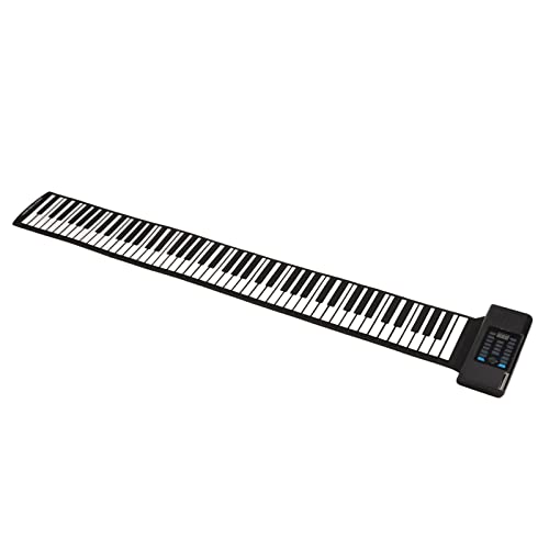 88 Tasten Aufrollen Klavier, Bluetooth MIDI Handrolle Klavier mit 128 Töten 128 Rhythmen 14 Demos, Surround Stereo Flexible Silikon Tastatur Klavier für Anfänger Profi von Jectse