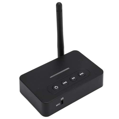 Bluetooth 5.1 Audio-Adapter, HiFi-Stereo-Sound-Receiver-Sender mit NFC-Funktion, 2-in-1-Musik-Receiver mit AUX-Cinch, für Heim-Stereoanlage von Jectse