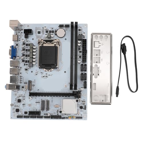 DDR4 Mining Motherboard, H511M-K M-ATX Motherboard für LGA1200 GEN 10/11 CPU, Unterstützung M.2 NVME PROTOKOLL, USB3.0 Schnittstelle, SATA3.0, für RTL8111H Gigabit Netzwerkkarte von Jectse