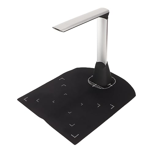 Dokumentenscanner-Kamera und Webcam, 8 MP Faltbarer Overhead-Scanner mit OCR-Technologie, LED-Licht, Automatische Korrektur, Aufnahmegröße A4, für Online-Unterricht und von Jectse