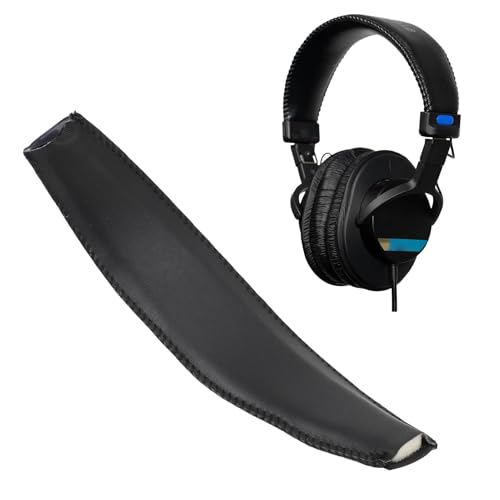 Ersatz -Kopfhörer -Kopfbandabdeckung für MDR 7506 MDR V6 MDR CD900ST -Headsets, Stirnbandkissen, Einfach Installation ohne Werkzeug Benötigt (schwarz) von Jectse