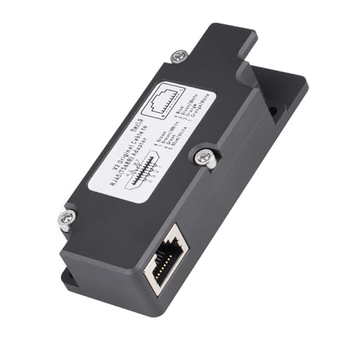 Ethernet-Adapter, CAT 8-Kabel T568B-Pin-Schnellverbindung für V2 zu PoE-Injektor, Gigabit-Netzwerkadapter mit Gehäuse aus Aluminiumlegierung, Rechteckige V2-Satellitenantenne von Jectse