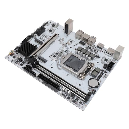 H410M DH ATX-Mining-Motherboards, LGA 1200 Dual-Channel-Gaming-Motherboard, Unterstützt M.2 NVME DDR4 Computer-Motherboards für Laptop-Zubehör von Jectse