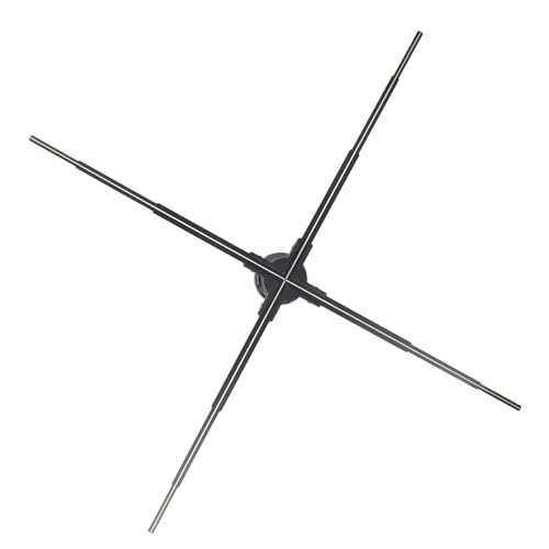 Hologramm-Projektor, 3D-Hologramm-Ventilator, 100 cm Große LED-Lampenperlen, 100–240 V, mit Fernbedienung für Ausstellungen (EU-Stecker 110-240 V) von Jectse