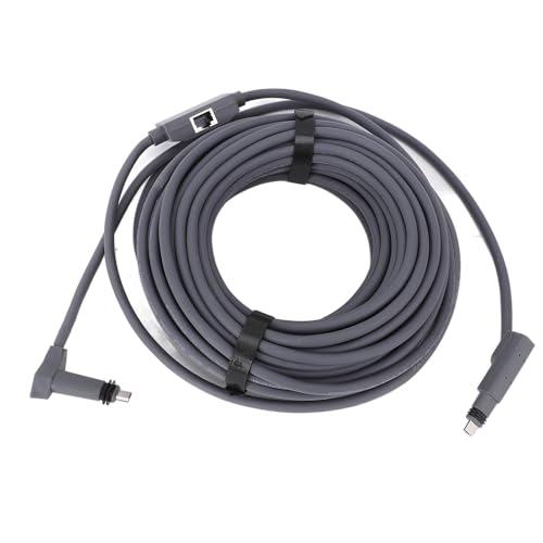 Jectse 2 in 1 Ethernet -Kabel -Adapter für Gen, 53FT -Erweiterungs -Ethernet -Kabel mit RJ45 -Port, 26AWG 1 Gbit/S Regensicher Gigabit Ethernet Adapter Internet Kit von Jectse