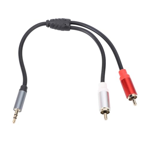 Jectse 3,5 Mm Bis Dual R C Ein Kabel, 30 Cm 3,5 Mm Stereo -Aux Bis 2 X R C A Audiokabeladapter mit Goldenen Steckern füR Verstärker Lautsprecher Computer Telefone Tablets Mp3 Player Jectse 3,5 Mm Bis Dual R C Ein Kabel, 30 Cm 3,5 Mm Stereo -Aux Bis 2 X R C A Audiokabeladapter mit Goldenen Steckern füR Verstärker Lautsprecher Computer Telefone Tablets Mp3 Player von Jectse