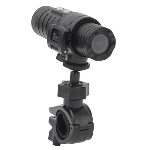 Jectse 4K-Motorrad-Helmkamera, 18 MP, Verbesserter Anti-Shake-Helm-Sport-Video-DV-Camcorder mit Wasserdichtem Ladekabel, 120°-Weitwinkel-Nachtsicht-Sport-Camcorder mit WLAN (H68B) (Black) von Jectse