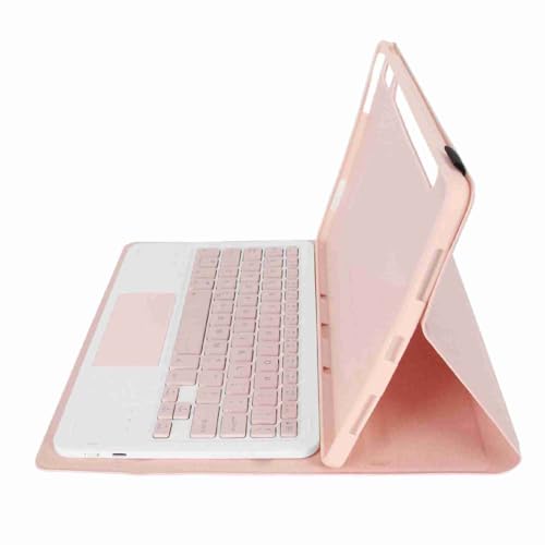 Jectse Abnehmbare Tastatur, mit Touchpad, 360-Grad-Schutz, für Tab P11 Pro Gen 2, für Pad Pro 2022 11,2 Zoll (PINK) von Jectse