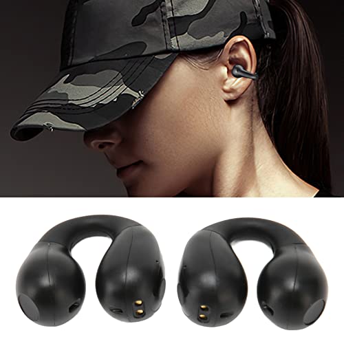 Jectse BT5.3 Knochenleitungskopfhörer, Stereo-Sound, Rauschunterdrückung, Kabellose Open-Ear-Ohrhörer, Touch-Steuerung, Verlustarme Sportkopfhörer Zum Laufen, Wandern, Radfahren von Jectse