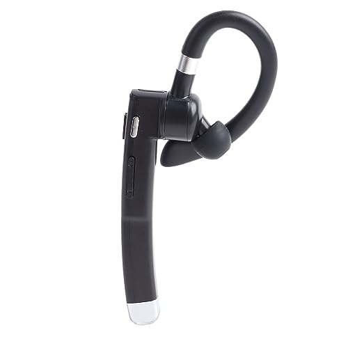 Jectse Bluetooth-Headset, Kabelloser Bluetooth-Ohrhörer mit 500-mAh-Ladeetui, Geräuschunterdrückender Bluetooth-Ohrhörer, Integriertes Mikrofon, Freisprech-Kopfhörer für LKW-Fahrer von Jectse