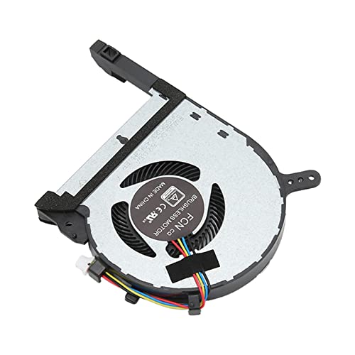 Jectse CPU-Kühler, 4-poliger CPU-GPU-Lüfter mit Schneller Wärmeableitung, Geräuscharmer Laptop-CPU-Kühler, Ersatz-Aluminiumlegierung, Hergestellt für FX505DU FX505DY FX505GT FX505DD (CPU-Lüfter) von Jectse