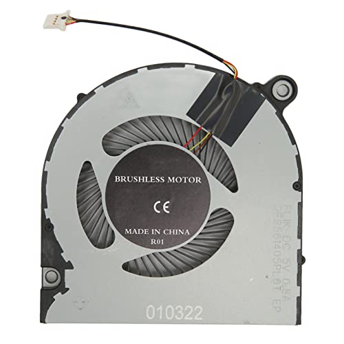 Jectse CPU-Lüfter, 4-poliger Leistungsstarker CPU-Kühler mit Wärmeableitung, Geräuschloser Ersatz für Computerlüfter für 5 AN515 43 AN515 54 AN517 51 AN715 51 von Jectse