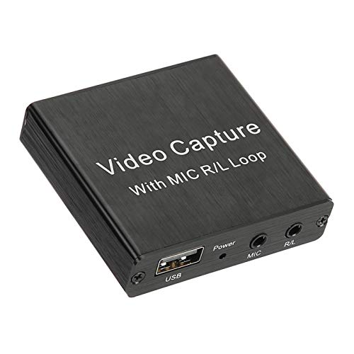 Jectse Capture Card, 4K HDMI Video Capture Card mit USB Kabel, 1080P Professional USB Game Capture Card für VLC für OBS für Amcap für Windows für Android für OS X von Jectse