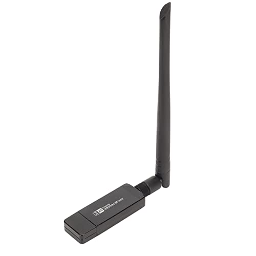Jectse Drahtloser USB-WLAN-Adapter, 1200 M Dualband-Wireless-Netzwerkkarte, W50L 5DB RTL8812AU USB 3.0-Schnittstelle, WLAN-Adapter, Netzwerkkarte, Unterstützt den AP-Modus für Android Jectse Drahtloser USB-WLAN-Adapter, 1200 M Dualband-Wireless-Netzwerkkarte, W50L 5DB RTL8812AU USB 3.0-Schnittstelle, WLAN-Adapter, Netzwerkkarte, Unterstützt den AP-Modus für Android von Jectse
