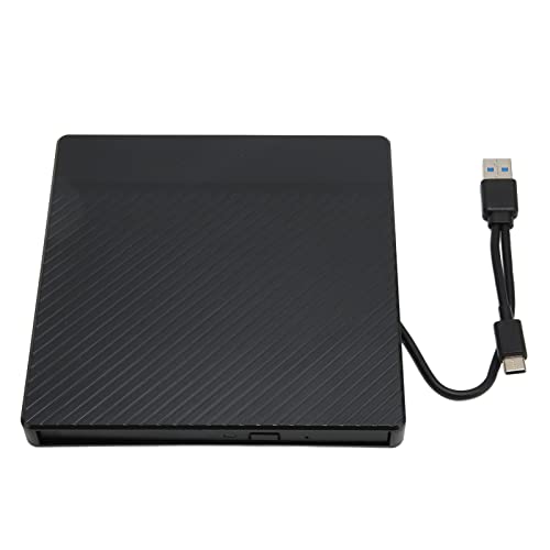 Jectse Externes DVD-Laufwerk, USB3.0 Typ A/Typ C 5 Gbps DVD-Player, Standard-SATA-ODD-CD-Laufwerksbox für Desktop-Computer für Laptops, für Win, für Vista, für Linux Jectse Externes DVD-Laufwerk, USB3.0 Typ A/Typ C 5 Gbps DVD-Player, Standard-SATA-ODD-CD-Laufwerksbox für Desktop-Computer für Laptops, für Win, für Vista, für Linux von Jectse