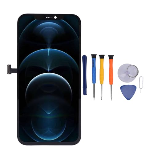 Jectse Für I12 Pro -Bildschirm Ersatz OLED, 6,7 Zoll Touchscreen -Anzeige Digitizer Montage mit Frame, Telefonersatzteile Für Einen 2342 A 2410 A 2412 A 2411 von Jectse