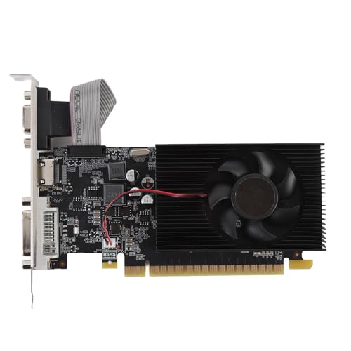 Jectse GT730 Graphics Card, 4GB DDR3 128 -Bit -PC -Gaming -Grafikkarte, 700 MHz 667MHz PCI Express 1.1 X16 Grafikkarte mit VGA DVI HD Multimedia -Schnittstelle von Jectse