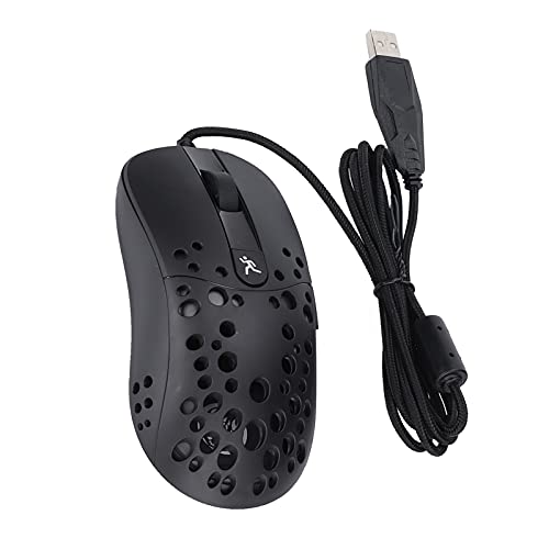 Jectse Gaming-Maus, 8000 DPI Einstellbare Kabelgebundene USB-Maus mit RGB-Beleuchtung, Tragbare Ergonomische Computermaus für Gaming-PC-Gamer von Jectse