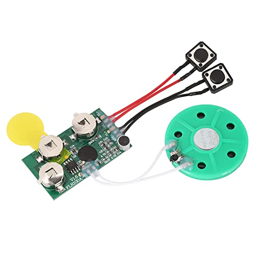 Jectse Grußkarten-Chip,120S DIY-Grußkartenchip,Bespielbares Sprachmodul,mit Wiederholter,für Selbstgemachte DIY-Grußkarten,Geschenkboxen,Einladungen,Kreative Geschenkboxen von Jectse