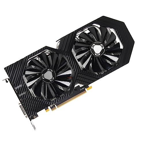 Jectse Hochleistungs-RX590 8 GB GDDR5 256-Bit-Grafikkarte, 2304 CUDA-Kerne, 1460 MHz Kernfrequenz, 8000 MHz Videospeicherfrequenz, PCI Express 3.0 X16, 4 Bildschirmausgänge, VR-fähig, von Jectse