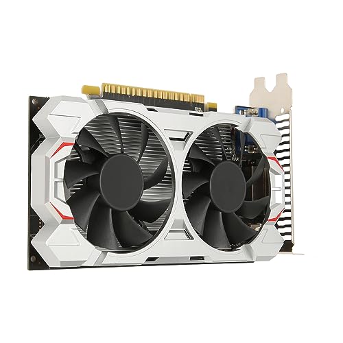 Jectse Hochleistungsfähige MSI 4 GB 1050 TI OC GDDR5 DVI//DisplayPort PCI-Express-Grafikkarte mit Zwei Lüftern, Einfache Installation (GTX1050Ti 4 GB DDR5 128 Bit) von Jectse