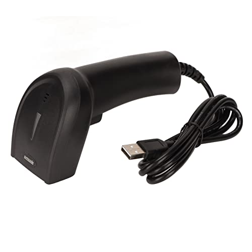 Jectse Kabelgebundener 1D-Barcode-Scanner, Hand-USB-Barcode-Scanner-Lesegeräte für Computer, kabelgebundener automatischer 1D-Barcode-Leser Scan-Etikett UPC EAN für Supermarkt-Einzelhandelslager von Jectse