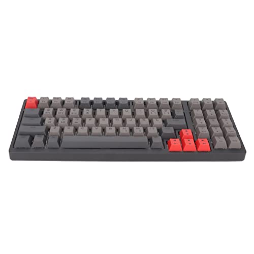 Jectse Kabellose Mechanische Tastatur, DIY Switch Mechanische Tastatur 68 Tasten Full Key Hot Swap für PC (Black) von Jectse