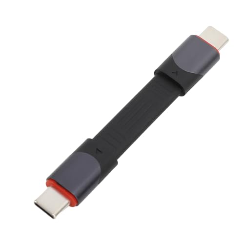 Jectse Kurzes USB-C-Kabel, 2500 Mbit/s, Kurzes, Flaches USB-C-zu-USB-C-Kabel, USB 4.0-Typ-C-Stecker-zu-Stecker-FPC-Kabel, Bis zu 40 Gbit/s, für Thunderbolt 4, 3 Protokolle Jectse Kurzes USB-C-Kabel, 2500 Mbit/s, Kurzes, Flaches USB-C-zu-USB-C-Kabel, USB 4.0-Typ-C-Stecker-zu-Stecker-FPC-Kabel, Bis zu 40 Gbit/s, für Thunderbolt 4, 3 Protokolle von Jectse