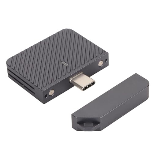 Jectse M.2 NVMe SSD-Gehäuse, USB 3.2 Gen 2 (10 Gbit/s), Tragbares Typ-C-SSD-Gehäuse, Externe Mobile Box für Telefoncomputer, Unterstützung für UASP und Trim von Jectse
