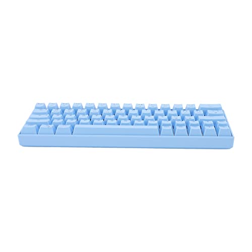 Jectse Mechanische Tastatur, 64 Tasten, 3 Modus-Verbindung, Blaue Tastatur, 4 Schalter, Optional für Zuhause (Blauer Schalter) von Jectse