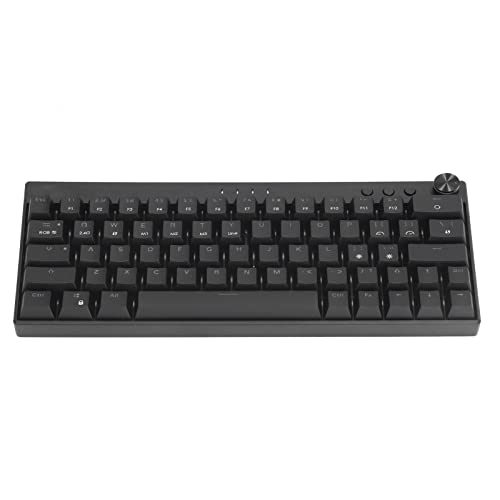 Jectse Mechanische Tastatur, 64 Tasten, RGB-Hintergrundbeleuchtung, Gaming-Tastatur, 3 Modi, Kabellos, 2,4 G, BT3.0 5,0, Typ C, Wiederaufladbar, Kabelgebunden, Ergonomische Tastatur, von Jectse