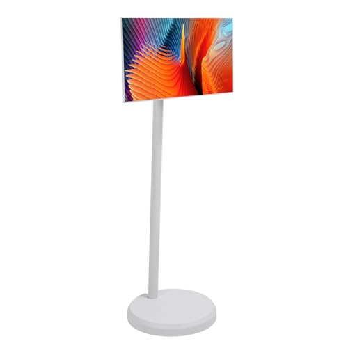 Jectse Mobiler Touchscreen-Fernseher, Intelligenter Tragbarer Fernseher, Leicht, 21,5 Zoll, für 12 (EU-Stecker 100-240 V 100-240V) von Jectse