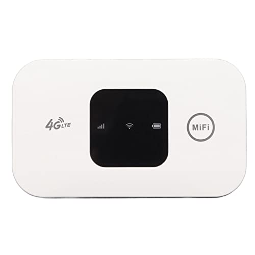 Jectse Mobiler WLAN-Hotspot, Bis zu 150 Mbit/s High-Speed-4G-Hotspot-Router, SIM-Karten-Router mit Langer Akkulaufzeit, Unterstützung von 8 Bis 10 Benutzern, Erstellen Sie überall EIN von Jectse