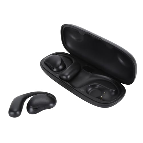 Jectse Open-Ear-Kopfhörer, V5.4-HiFi-Sound, Schweißresistente IPX7-Workout-Kopfhörer, 12 Stunden Spielzeit, Leichte Kabellose Ohrhörer mit Ohrbügeln für Workout, Radfahren, Laufen (Black) von Jectse