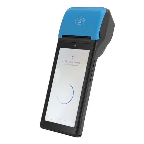 Jectse POS-PDA-Belegdrucker, 58 Mm Breite 1D 2D QR-Barcode-Scanner, 5,5-Zoll-Touchscreen-Handheld 3G 4G 5G POS-Belegdrucker für Android 12, Unterstützt 4G LTE WiFi BT NFC (Eurasien) von Jectse