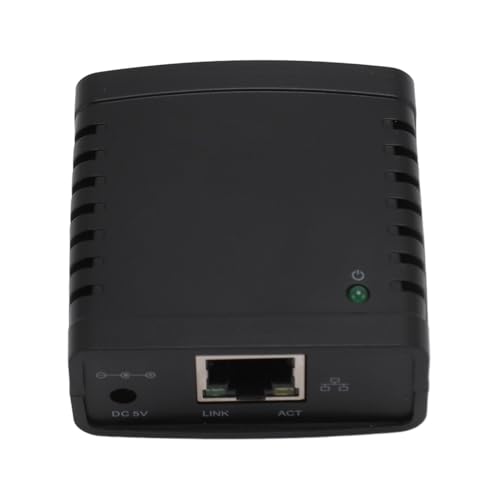 Jectse Print-Sharing-Server-Adapter Verbessert die Effizienz 100-240 V Einfache Bedienung (EU-Stecker 100-240 V) von Jectse