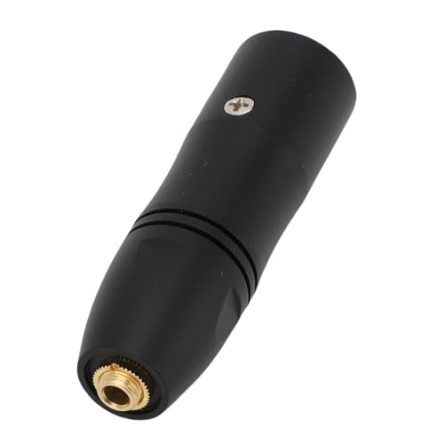 Jectse Professioneller XLR -Adapter, 3,5 Mm Weiblich Bis 3 Männliches XLR -Adapter, Rauschreduktion für Mikrofon, Audiomischer, Lautsprecher, Silber Jectse Professioneller XLR -Adapter, 3,5 Mm Weiblich Bis 3 Männliches XLR -Adapter, Rauschreduktion für Mikrofon, Audiomischer, Lautsprecher, Silber von Jectse