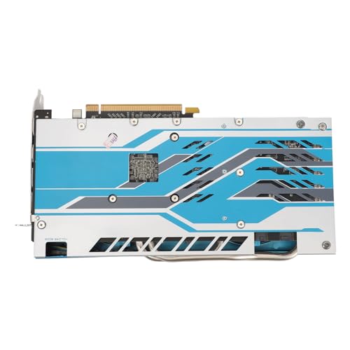 Jectse RX590-Grafikkarte, 8 GB GDDR5 256-Bit-Gaming-Grafikkarte mit Zwei Lüftern, 1460 MHz Kernfrequenz, 4096 X 2160 Auflösung, 3D API PCI Express 3.0 X16 GPU-Grafikkarte von Jectse