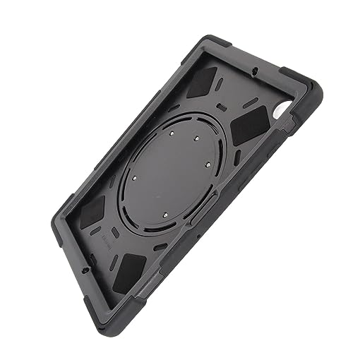 Jectse Robuste Tablet-Hülle für Tab A8 10,5 X 200 205 – 3-lagiger Fallschutz, um 360 Grad Drehbarer Ständer, mit Schultergurt (Black) von Jectse