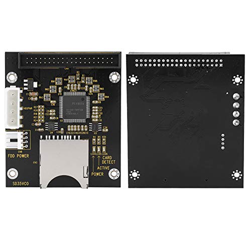 Jectse SD-Karte auf 3,5-Zoll-IDE-Adapter, SD-Speicherkarte auf 3,5 40-Pin-IDE-Festplattenadapter, Festplattenadapter-Konverter für DOS, Linux, Windows von Jectse