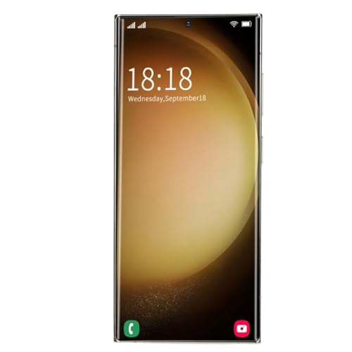 Smartphone mit Großem Akku, 6,8-Zoll-Incell-Bildschirm, Stylus, Deca-Core-CPU, 4G-Smartphone mit Schutzhülle für den Täglichen Gebrauch (White) von Jectse