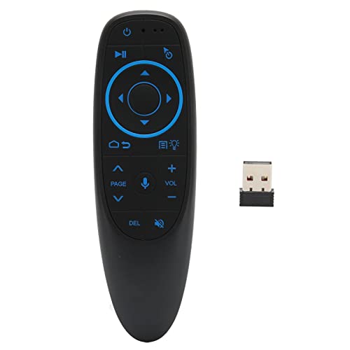 Jectse Sprachfernbedienung, Drahtlose Bluetooth-Luftfernbedienung, Universal-TV-Fernbedienung, Ersatz für Android-System, TV-Schutz(G10S PRO BT) von Jectse