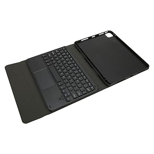 Jectse Tablet-Tastatur, Rutschfester Magnetischer Ständer, Kabellose Tastatur mit Automatischer Abschaltung und Präzisem Schneiden für Profis (Black) von Jectse