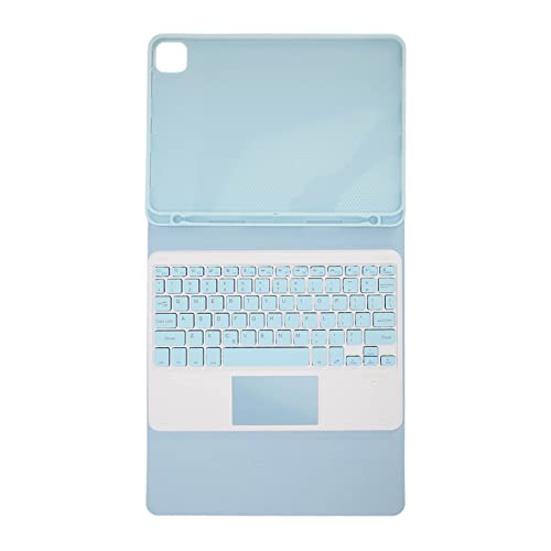 Jectse Tablet-Tastatur, Rutschfester Magnetischer Ständer, Kabellose Tastatur mit Automatischer Abschaltung und Präzisem Schneiden für Profis (Blue) von Jectse