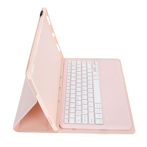 Jectse Tablet-Tastaturhülle, TB371FC, Verhindert Kratzer, 10 M Reichweite, Tastaturhülle, Verstellbarer Winkel für Tab P12 12,7 Zoll (PINK) von Jectse