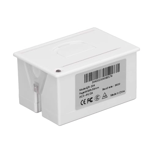 Jectse Thermo-Belegdrucker, 3'1/8 80 Mm Direkt-Thermodrucker, USB-Seriell-LAN-Anschluss, Kompakt und Praktisch Jectse Thermo-Belegdrucker, 3'1/8 80 Mm Direkt-Thermodrucker, USB-Seriell-LAN-Anschluss, Kompakt und Praktisch von Jectse