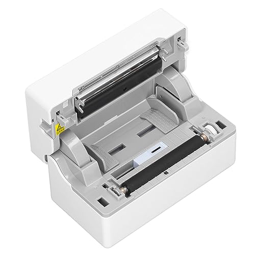 Jectse Thermo-Etikettendrucker, Elektronischer Barcode-Drucker 100–240 V, Hohe Effizienz für 40–80 Mm Papierbreite für Versandetiketten (EU-Stecker) von Jectse